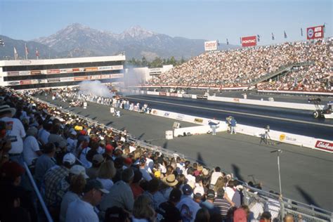 Pomona drag strip - On Sunday, in the opening round of the 48th Winternationals drag races in Pomona, Calif., the engine of Pedregon’s 8,000-horsepower dragster exploded without warning as the land rocket reached ...